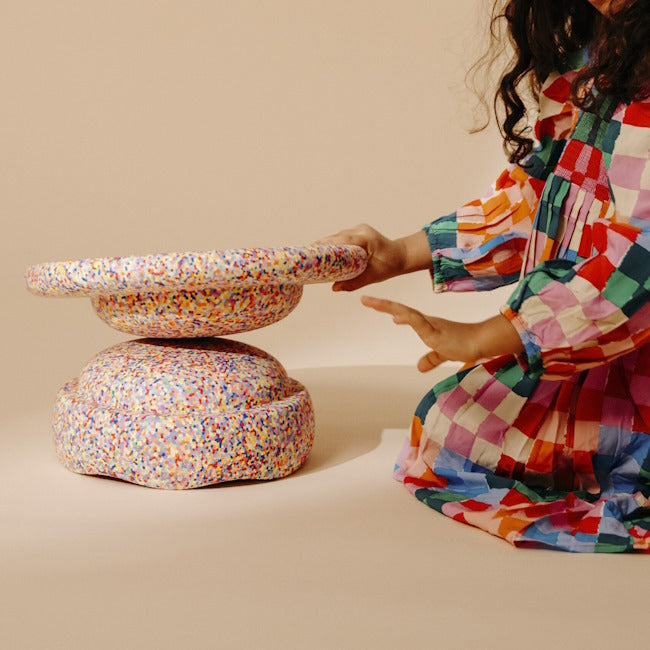 Stapelstein | Balance Board Super Confetti at Milk Tooth