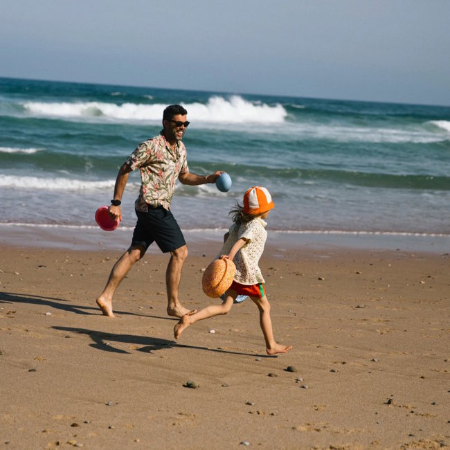 Stapelstein Stone Super Warm yellow orange at Milk Tooth Australia