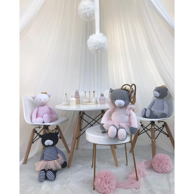 Spinkie Baby | Pom Garland | White Tulle