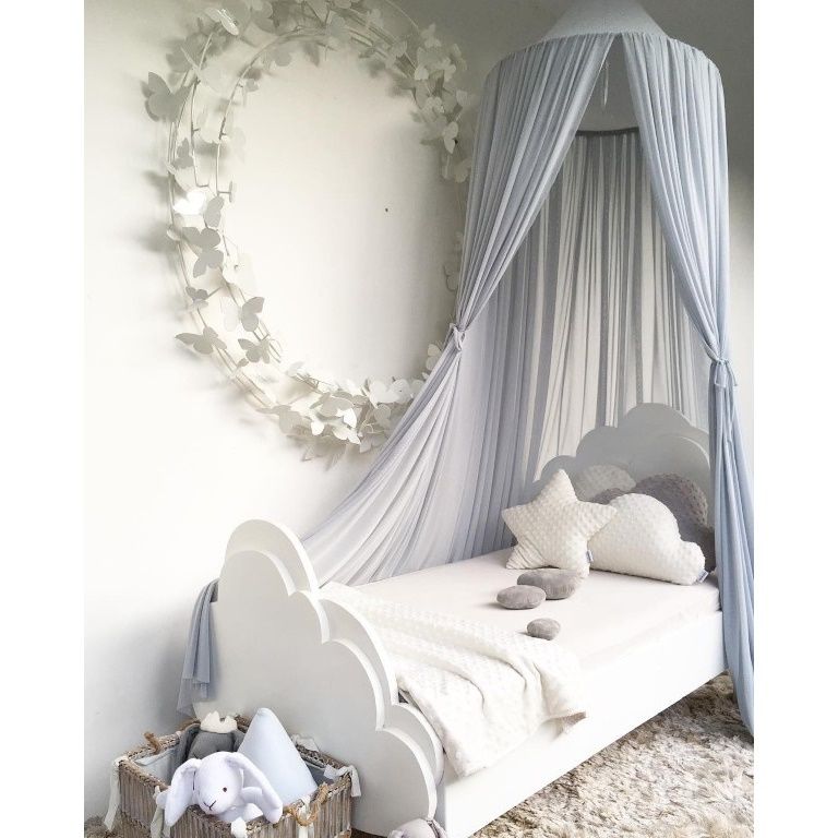 Spinkie Baby | Sheer Canopy | Mist Blue Grey