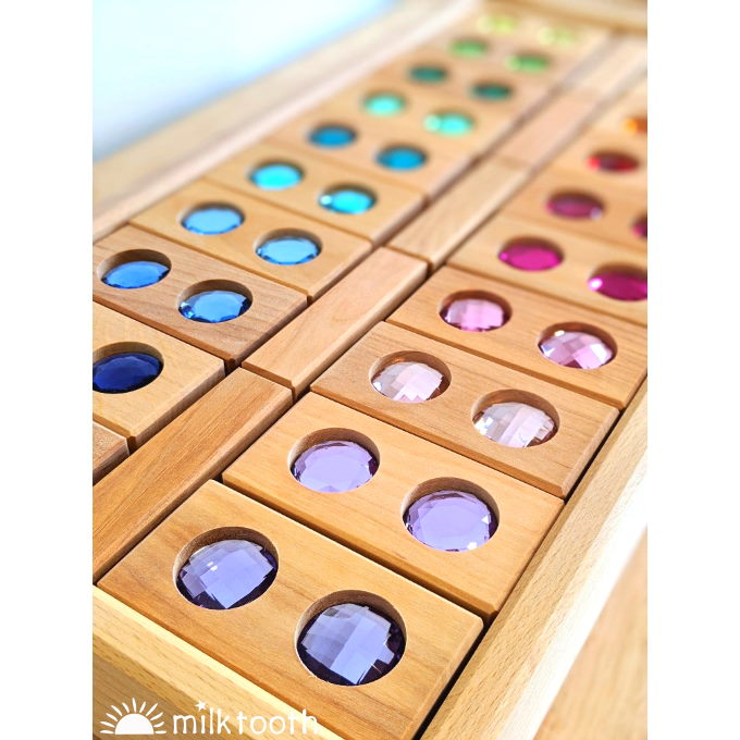 Bauspiel | Colour Street | 45 Blocks with Tray