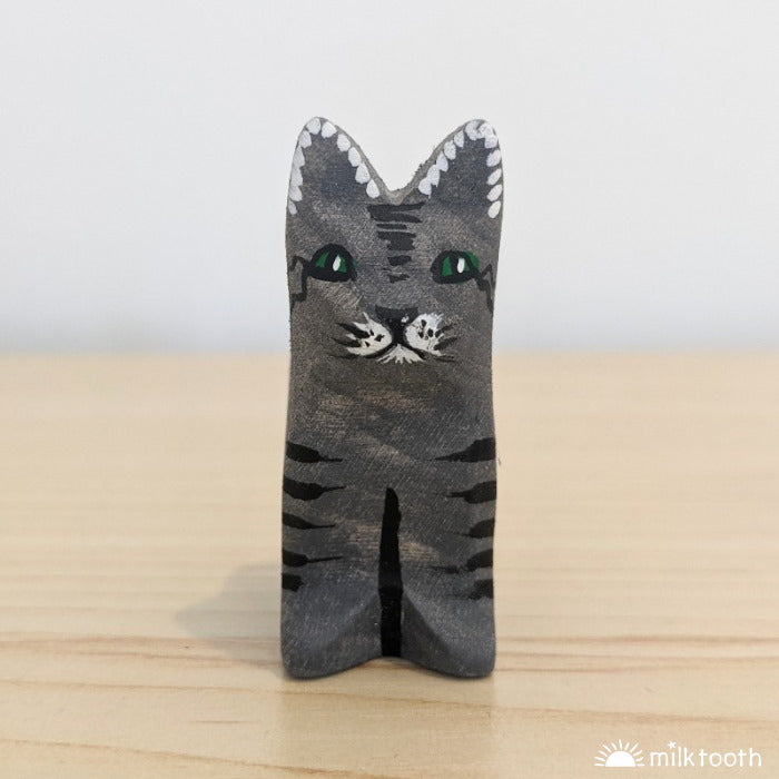 Bumbu Toys | Cat wooden toy at Milk Tooth