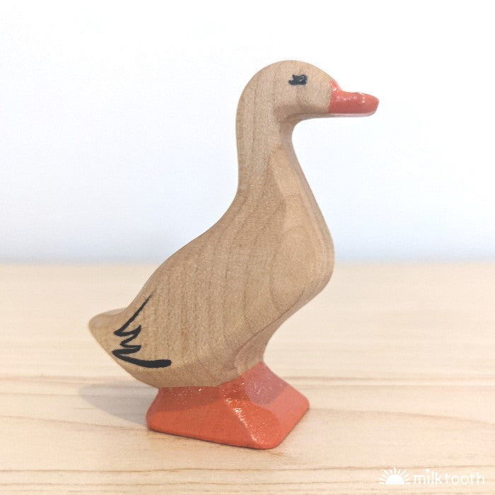 Bumbu Toys | Duck Tall wooden toy at Milk Tooth