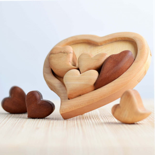 Bumbu Toys | Heart Puzzle at Milk Tooth