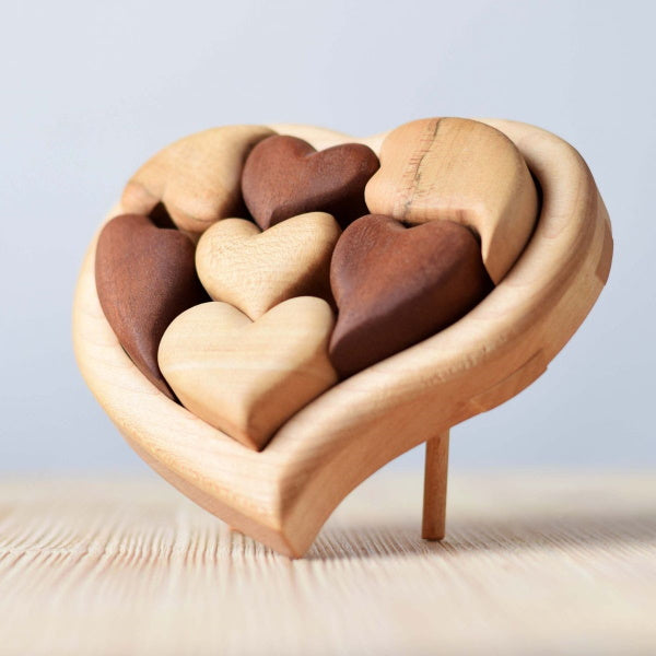 Bumbu Toys | Heart Puzzle at Milk Tooth