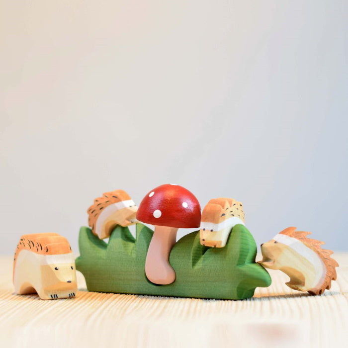 Bumbu Toys | Mushroom in Grass at Milk Tooth