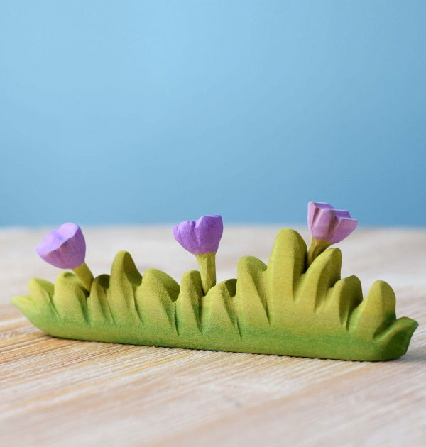 Bumbu Toys | Large Grass with Purple Flowers at Milk Tooth