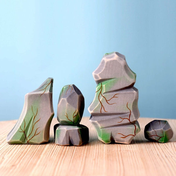 Bumbu Toys | Mossy Rocks at Milk Tooth