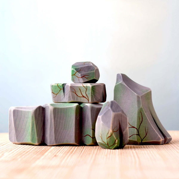 Bumbu Toys | Mossy Rocks at Milk Tooth