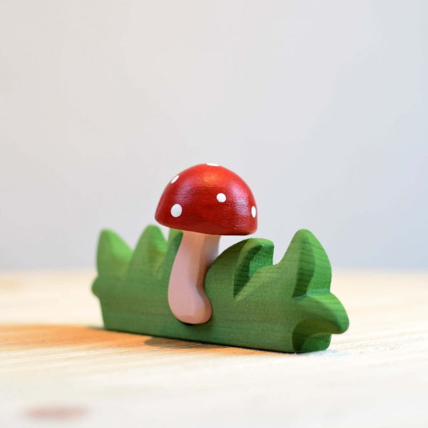 Bumbu Toys | Mushroom in Grass at Milk Tooth