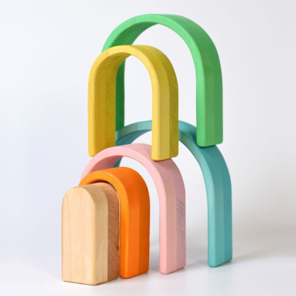 Bumbu Toys | Stacking Arches | Pastel at Milk Tooth