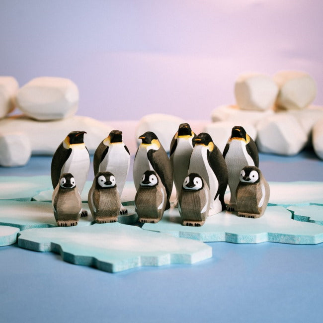 Bumbu Toys | Penguin colony wooden toys at Milk Tooth