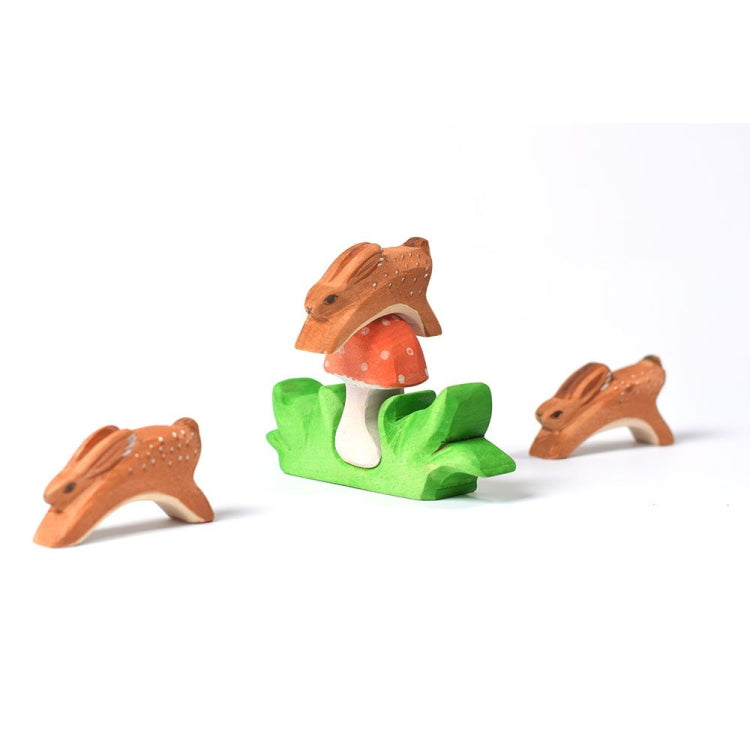 Bumbu Toys | Rabbit Running wooden toy at Milk Tooth