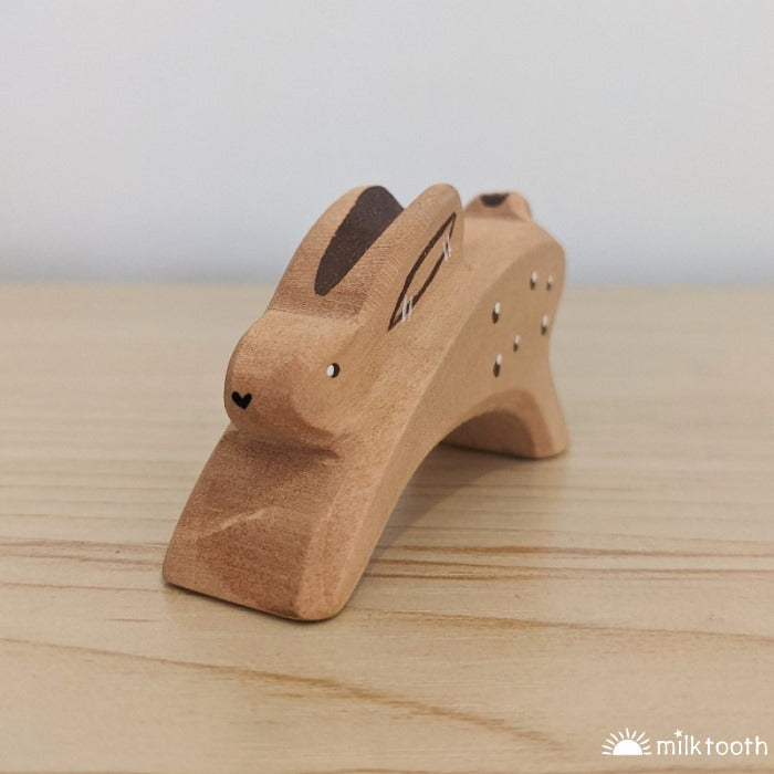 Bumbu Toys | Rabbit Running wooden toy at Milk Tooth