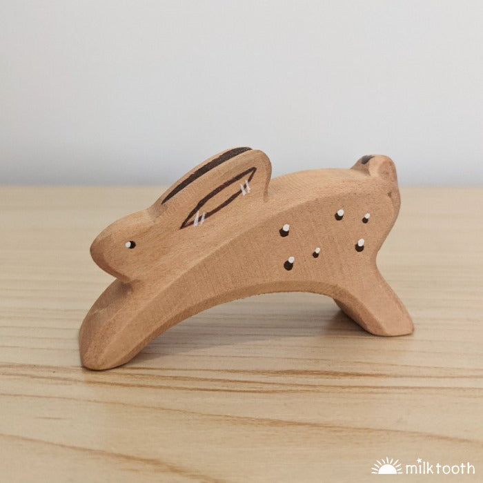 Bumbu Toys | Rabbit Running wooden toy at Milk Tooth