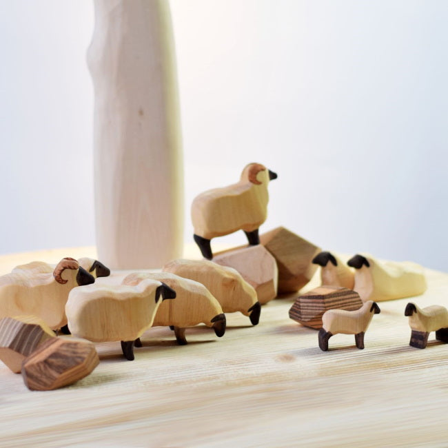 Bumbu Toys | Lamb wooden toy at Milk Tooth