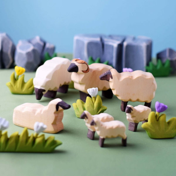 Bumbu Toys | Lamb wooden toy at Milk Tooth