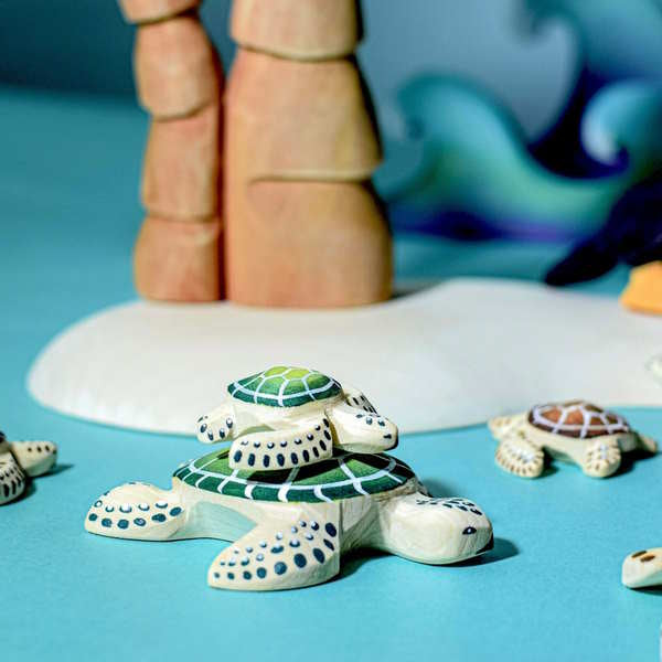 Bumbu Toys | Baby Green Turtle at Milk Tooth