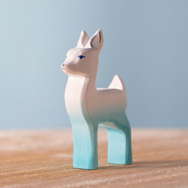 Bumbu Toys | Fawn Standing in White &amp; Blue at Milk Tooth