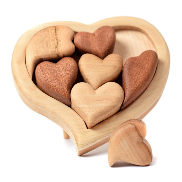Bumbu | Wooden Heart Puzzle