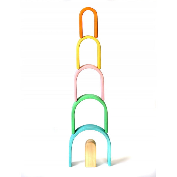 Bumbu | Wooden Stacking Arches | Pastel