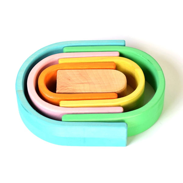 Bumbu | Wooden Stacking Arches | Pastel