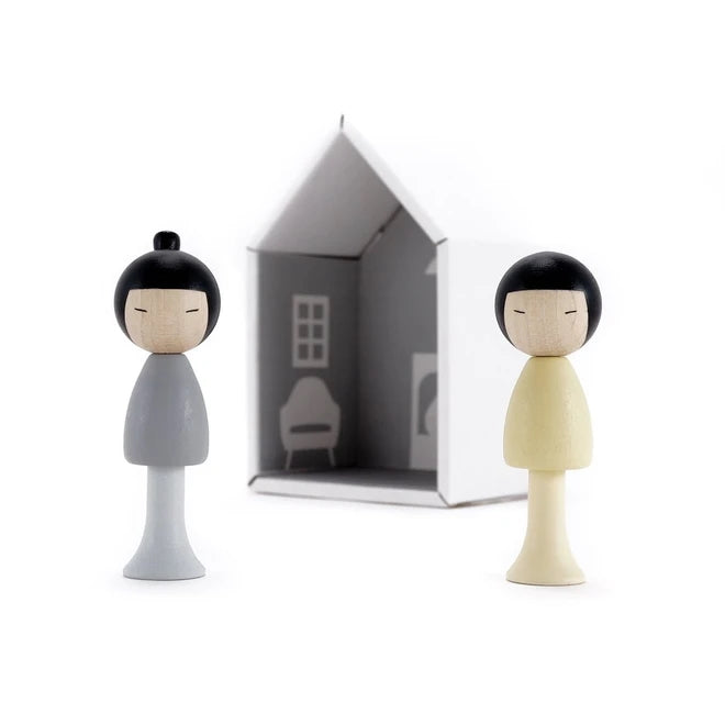 CLiCQUES | Magnetic Wooden Toys | Yuma &amp; Ren | People Figurines