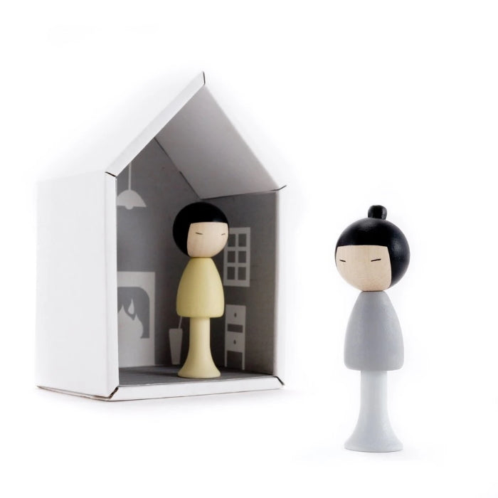 CLiCQUES | Magnetic Wooden Toys | Yuma &amp; Ren | People Figurines