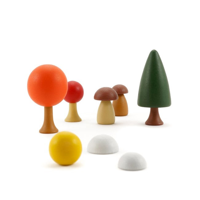 CLiCQUES | Magnetic Wooden Toys | Garden Autumn