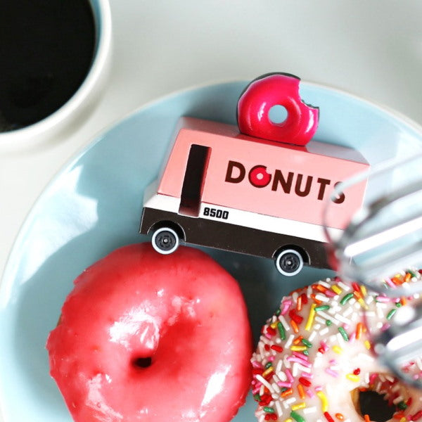 Candylab | Donut Van toy wooden food truck at Milk Tooth
