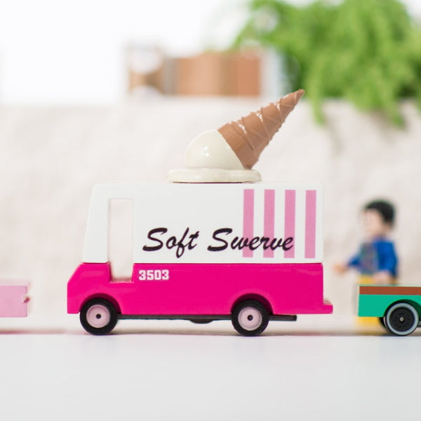 Candylab | Ice Cream Van wooden toy food truck at Milk Tooth