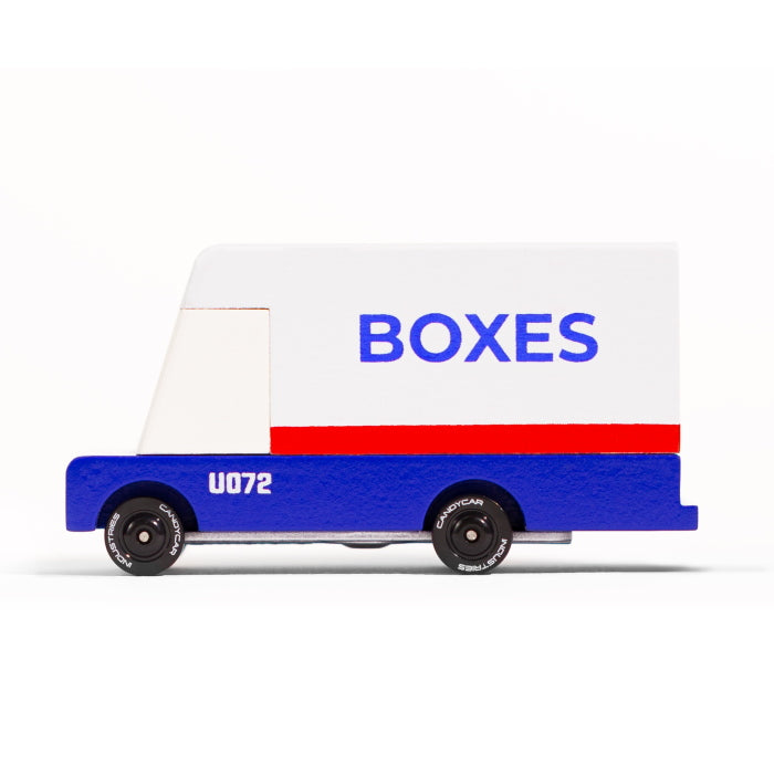 Candylab | Mail Van wooden toy delivery truck at Milk Tooth