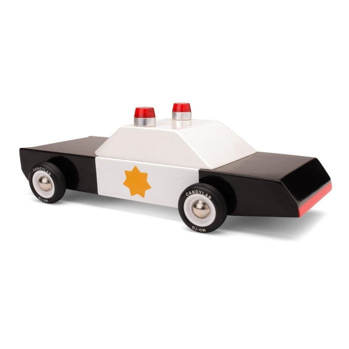 Candylab | Police Cruiser wooden toy car at Milk Tooth