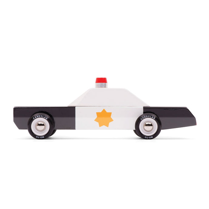 Candylab | Police Cruiser wooden toy car at Milk Tooth