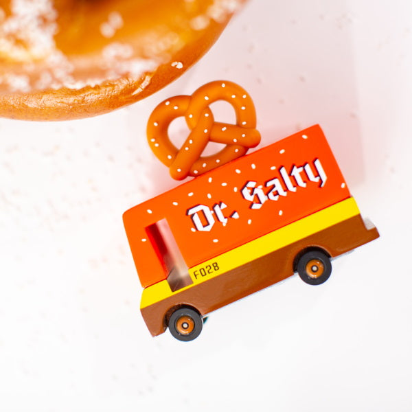 Candylab | Pretzel Van wooden toy food truck at Milk Tooth