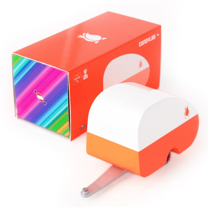 Candylab | Rosebud Camper wooden toy caravan at Milk Tooth