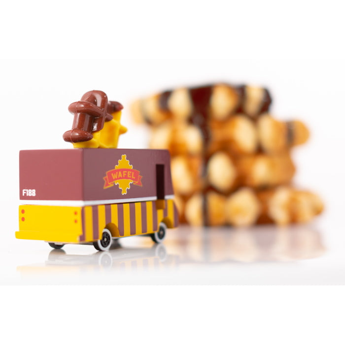 Candylab | Waffle Van wooden toy food truck at Milk Tooth