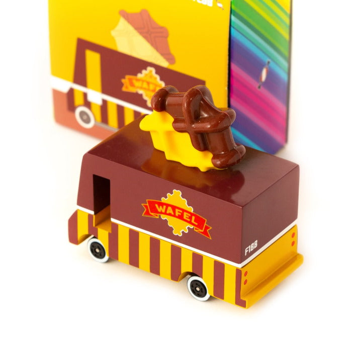 Candylab | Waffle Van wooden toy food truck at Milk Tooth