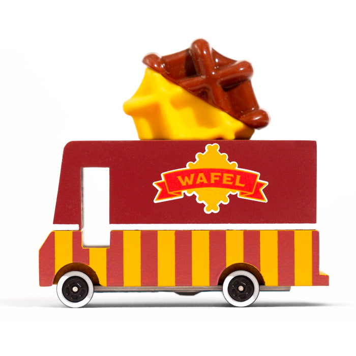 Candylab | Waffle Van wooden toy food truck at Milk Tooth