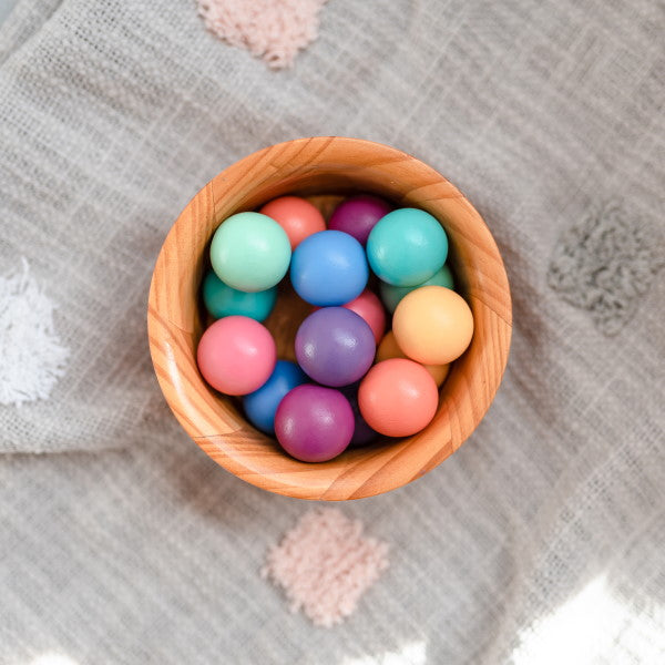 Connetix Tiles | 16 Piece Pastel Replacement Balls at Milk Tooth