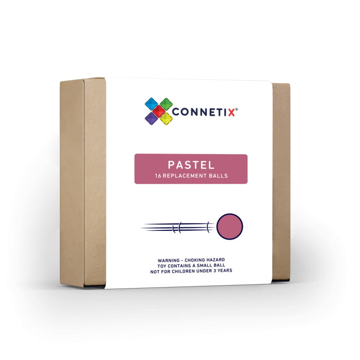 Connetix Tiles | 16 Piece Pastel Replacement Balls at Milk Tooth