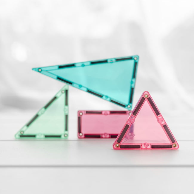 Connetix Tiles | 202 Piece Pastel Mega Pack magnetic tiles at Milk Tooth