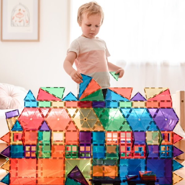 Connetix Tiles | 212 Piece Rainbow Mega Pack FREE SHIPPING* at Milk Tooth