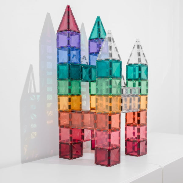 Connetix Tiles | 40 Piece Pastel Square Pack at Milk Tooth