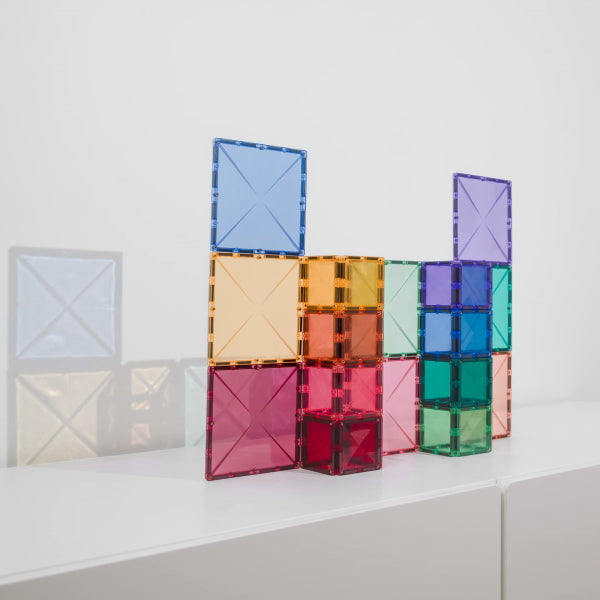 Connetix Tiles | 40 Piece Pastel Square Pack at Milk Tooth