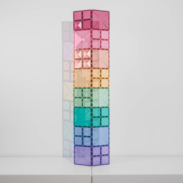 Connetix Tiles | 40 Piece Pastel Square Pack at Milk Tooth