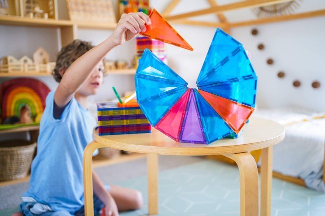 Connetix Tiles | Magnetic Building Tiles | 100 Piece Set