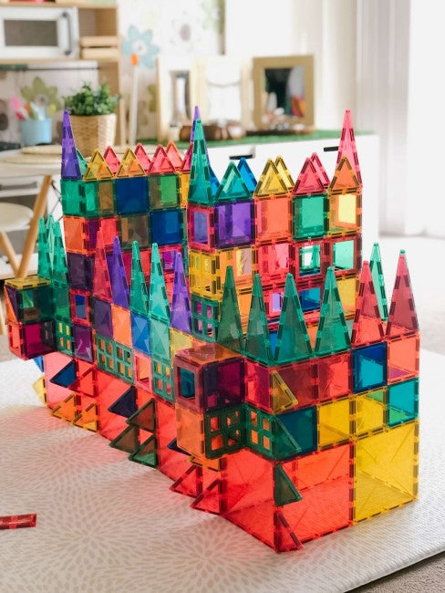Connetix Tiles | Magnetic Building Tiles | 100 Piece Set