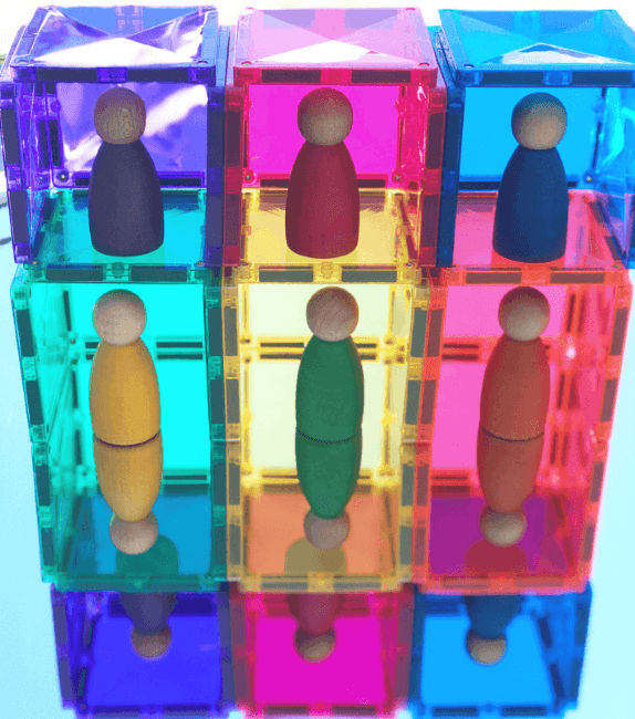 Connetix Tiles | Magnetic Building Tiles | 60 Piece Set