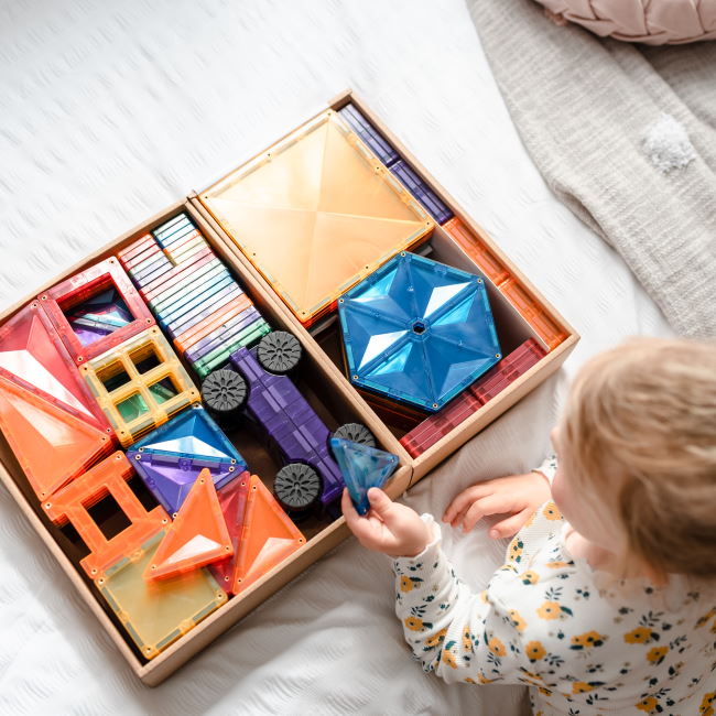 Connetix Tiles | Magnetic Building Tiles | 212 Piece Mega Pack